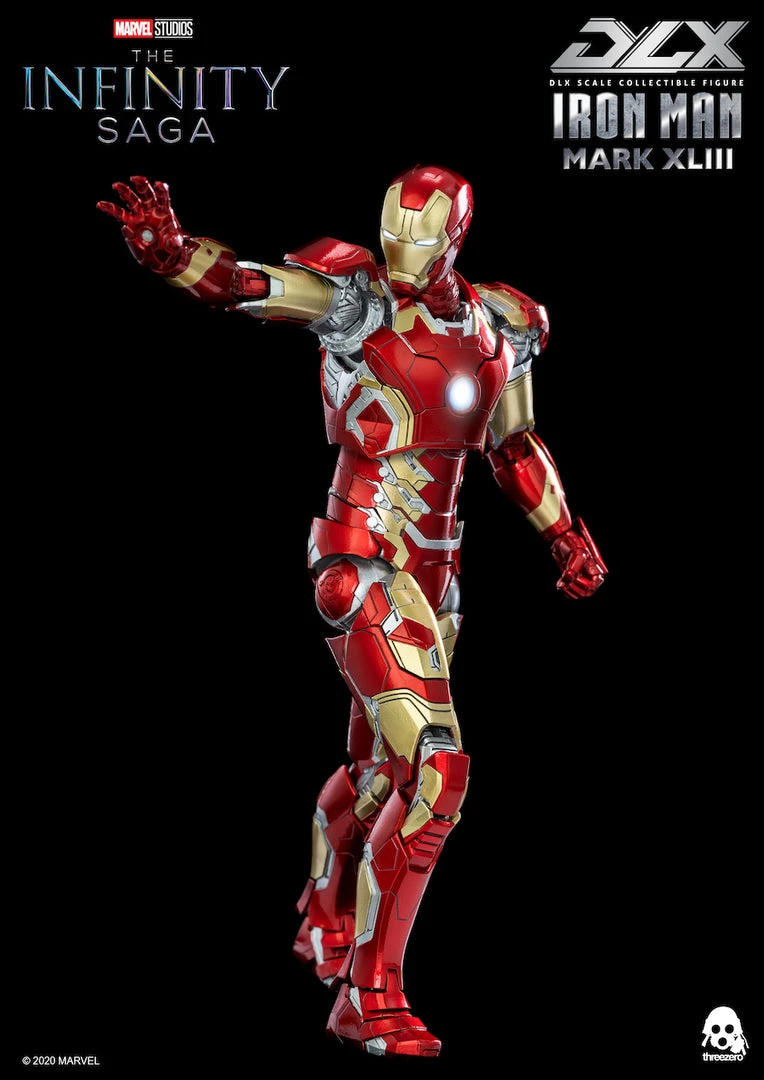 ThreeZero - Avengers - Infinity Saga DLX Iron Man Mark 43 1/12 Scale Comics 7 ThreeZero - Avengers - Infinity Saga DLX Iron Man Mark 43 1/12 Scale Comics
