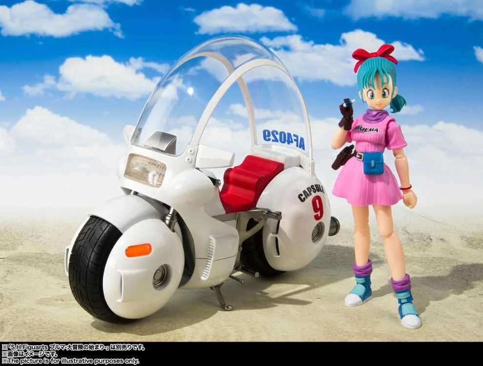 Bandai S.H. Figuarts Dragon Ball - Bulma's Capsule No. 9 Bike Anime 6 Bandai S.H. Figuarts Dragon Ball - Bulma's Capsule No. 9 Bike Anime