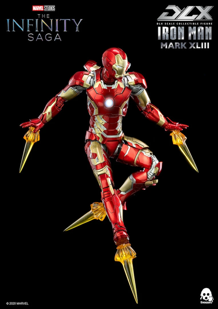 ThreeZero - Avengers - Infinity Saga DLX Iron Man Mark 43 1/12 Scale Comics 13 ThreeZero - Avengers - Infinity Saga DLX Iron Man Mark 43 1/12 Scale Comics