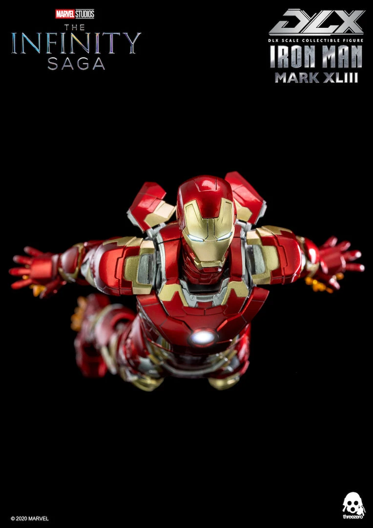 ThreeZero - Avengers - Infinity Saga DLX Iron Man Mark 43 1/12 Scale Comics 16 ThreeZero - Avengers - Infinity Saga DLX Iron Man Mark 43 1/12 Scale Comics