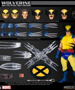 Mezco Toyz One:12 Collective Marvel - Wolverine - Deluxe Steel Box Edition