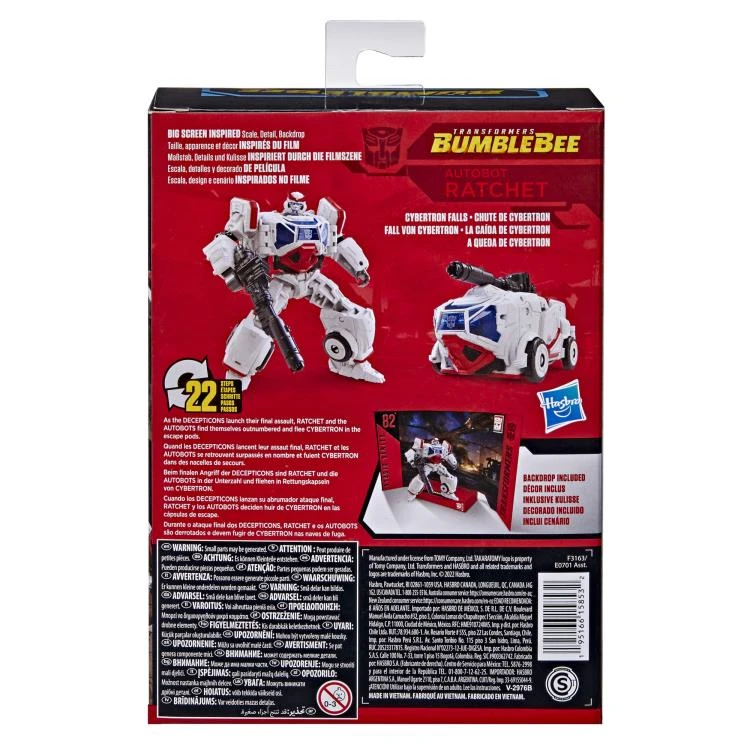 Hasbro Transformers Studio Series 82 - Deluxe Ratchet Movies / TV / Sports 10 Hasbro Transformers Studio Series 82 - Deluxe Ratchet Movies / TV / Sports