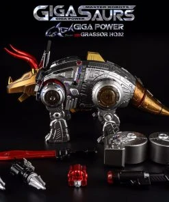 GigaPower Gigasaur HQ-02 Grassor ( Chrome Version )