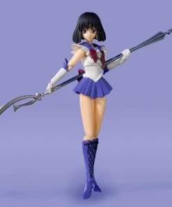 Bandai Anime S.H. Figuarts Sailor Moon - Sailor Saturn - Animation Color Edition "Pretty Guardian Sailor Moon"