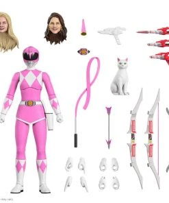 Super 7 Mighty Morphin Power Rangers Ultimates Pink Ranger