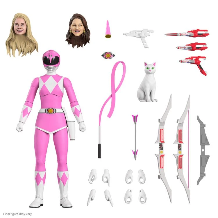 Super 7 Mighty Morphin Power Rangers Ultimates Pink Ranger 4 Super 7 Mighty Morphin Power Rangers Ultimates Pink Ranger