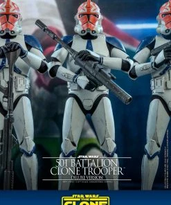 Movies / TV / Sports Hot Toys TV Masterpiece 1/6 Scale Figure - 501st Battalion Clone Trooper - Deluxe (The Clone Wars)
