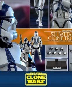 Movies / TV / Sports Hot Toys TV Masterpiece 1/6 Scale Figure - 501st Battalion Clone Trooper (The Clone Wars)
