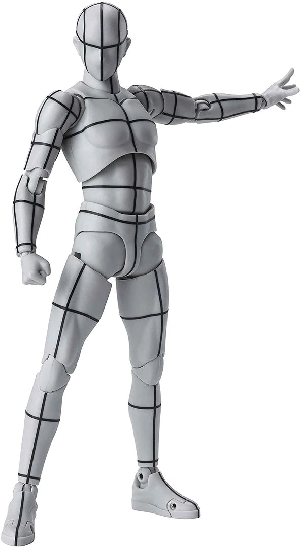 Bandai S.H. Figuarts Body Kun Wireframe (Gray Color Ver.) Anime 3 Bandai S.H. Figuarts Body Kun Wireframe (Gray Color Ver.) Anime