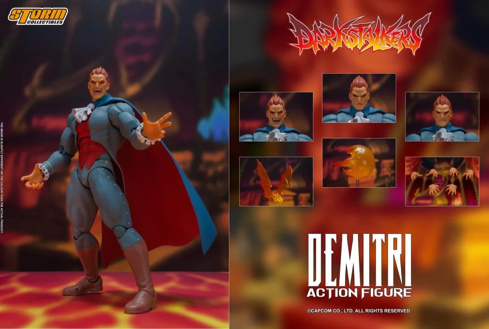 Storm Collectibles - Darkstalkers Demitri Maximoff 1/12 Scale Figure Video Games 13 Storm Collectibles - Darkstalkers Demitri Maximoff 1/12 Scale Figure Video Games