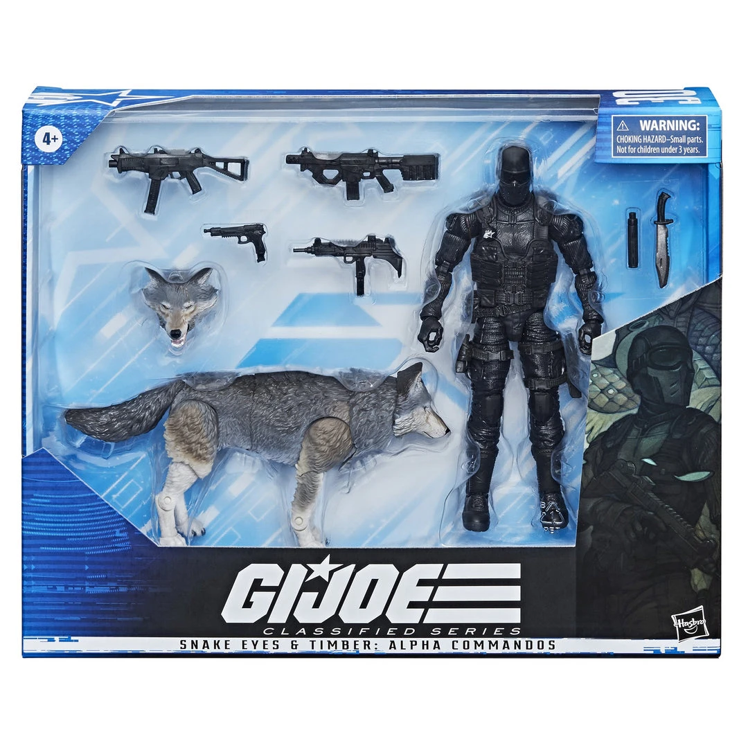 Hasbro G.I. Joe Classified Series Snake Eyes & Timber Wolf Set 15 Hasbro G.I. Joe Classified Series Snake Eyes & Timber Wolf Set