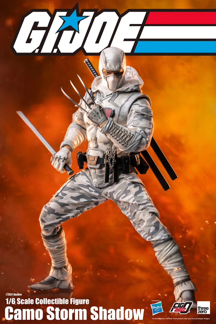 Threezero X Hasbro G.I. Joe 1/6 Scale Collectible Figure - Storm Shadow (Camo) PX Previews Exclusive 4 Threezero X Hasbro G.I. Joe 1/6 Scale Collectible Figure - Storm Shadow (Camo) PX Previews Exclusive