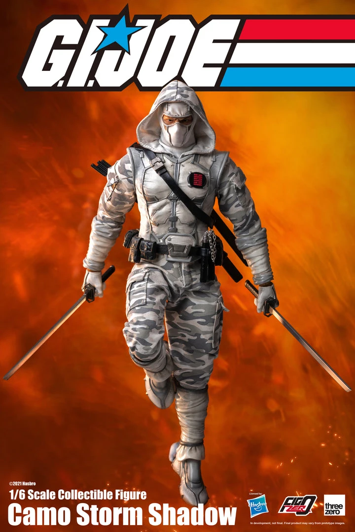 Threezero X Hasbro G.I. Joe 1/6 Scale Collectible Figure - Storm Shadow (Camo) PX Previews Exclusive 6 Threezero X Hasbro G.I. Joe 1/6 Scale Collectible Figure - Storm Shadow (Camo) PX Previews Exclusive
