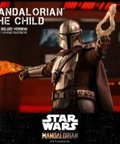 Star Wars Hot Toys - The Mandalorian & The Child (Deluxe Ver.) 1/6 Scale Collectible Figure