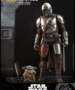 Star Wars Hot Toys - The Mandalorian & The Child (Deluxe Ver.) 1/6 Scale Collectible Figure