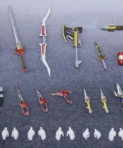 Bandai New Arrivals Mighty Morphin Power Rangers Shodo Super Set Of 6