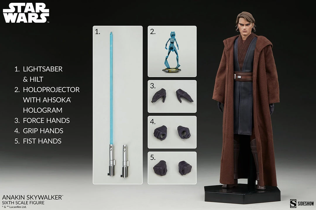 Pre-Orders Sideshow Collectibles Sixth Scale Figure - Star Wars - Anakin Skywalker 26 Pre-Orders Sideshow Collectibles Sixth Scale Figure - Star Wars - Anakin Skywalker