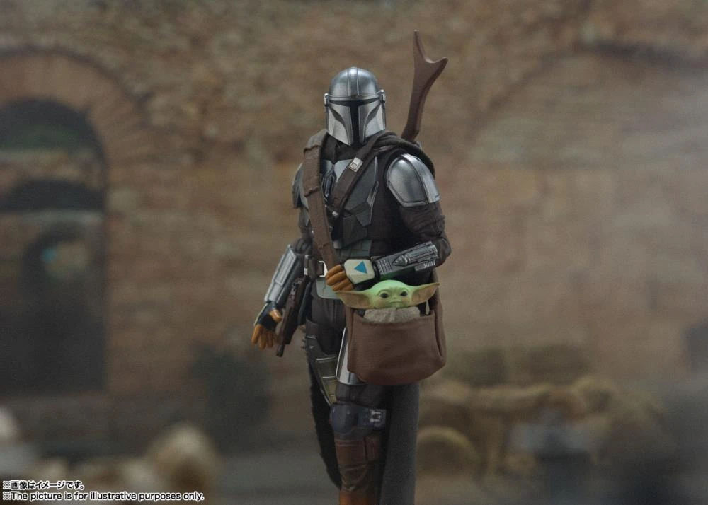 Bandai The Mandalorian S.H.Figuarts The Mandalorian And Grogu Figure Set 12 Bandai The Mandalorian S.H.Figuarts The Mandalorian And Grogu Figure Set