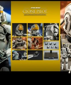 Hot Toys 1/6 Scale Figure - Clone Pilot (Star Wars: Episode II: Attack Of The Clones)