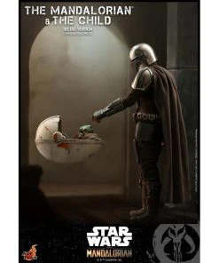 Star Wars Hot Toys - The Mandalorian & The Child (Deluxe Ver.) 1/6 Scale Collectible Figure