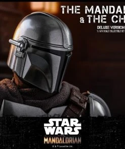 Star Wars Hot Toys - The Mandalorian & The Child (Deluxe Ver.) 1/6 Scale Collectible Figure