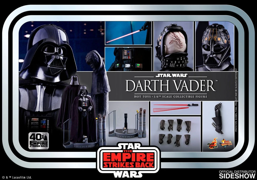 Hot Toys Movie Masterpiece - Star Wars: The Empire Strikes Back 40th Anniversary Collection - Darth Vader 28 Hot Toys Movie Masterpiece - Star Wars: The Empire Strikes Back 40th Anniversary Collection - Darth Vader
