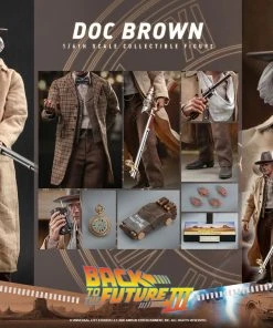 Pre-Orders Hot Toys 1/6 Scale Figure - Back To The Future Part III - Doc Brown