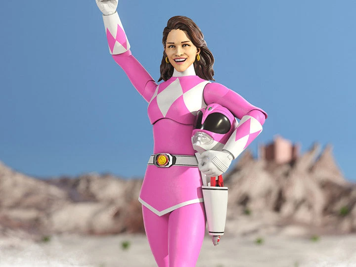 Super 7 Mighty Morphin Power Rangers Ultimates Pink Ranger