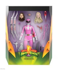 Super 7 Mighty Morphin Power Rangers Ultimates Pink Ranger 10 Super 7 Mighty Morphin Power Rangers Ultimates Pink Ranger