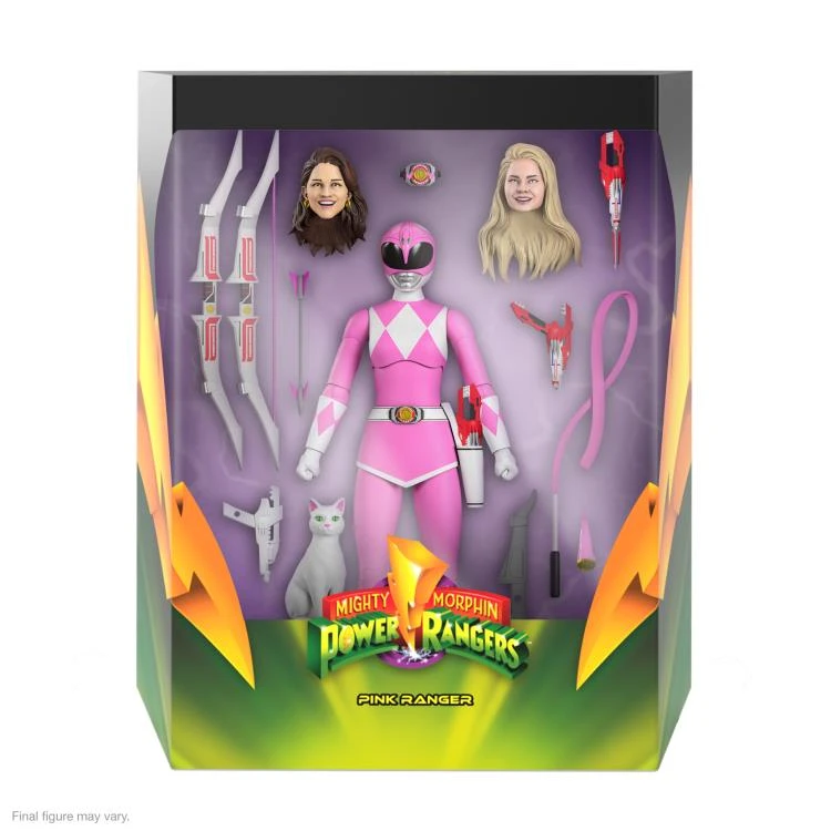 Super 7 Mighty Morphin Power Rangers Ultimates Pink Ranger 6 Super 7 Mighty Morphin Power Rangers Ultimates Pink Ranger