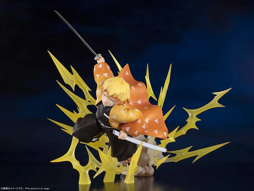 Bandai Demon Slayer: Kimetsu No Yaiba FiguartsZERO - Agatsuma Zenitsu Thunder Breathing (Breath Of Thunder) New Arrivals 6 Bandai Demon Slayer: Kimetsu No Yaiba FiguartsZERO - Agatsuma Zenitsu Thunder Breathing (Breath Of Thunder) New Arrivals