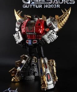 Transformers GigaPower Gigasaur HQ03R Guttur - Chrome Version