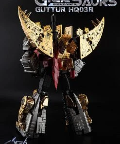 Transformers GigaPower Gigasaur HQ03R Guttur - Chrome Version