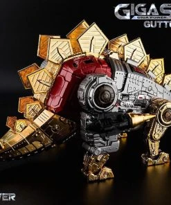 Transformers GigaPower Gigasaur HQ03R Guttur - Chrome Version