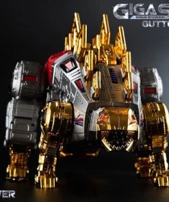 Transformers GigaPower Gigasaur HQ03R Guttur - Chrome Version