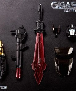 Transformers GigaPower Gigasaur HQ03R Guttur - Chrome Version