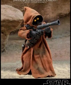 Hot Toys Movie Masterpiece 1/6 Scale Figure - Star Wars Episode IV: A New Hope - Jawa & EG-6 Power Droid Movies / TV / Sports