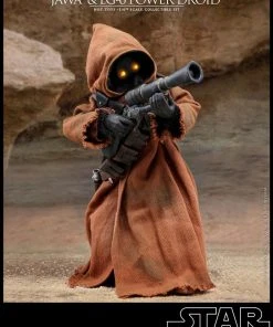 Hot Toys Movie Masterpiece 1/6 Scale Figure - Star Wars Episode IV: A New Hope - Jawa & EG-6 Power Droid Movies / TV / Sports