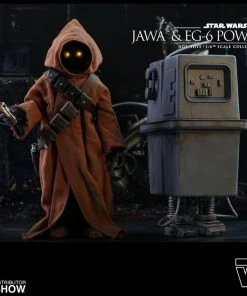 Hot Toys Movie Masterpiece 1/6 Scale Figure - Star Wars Episode IV: A New Hope - Jawa & EG-6 Power Droid Movies / TV / Sports