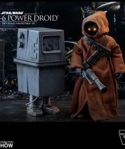 Hot Toys Movie Masterpiece 1/6 Scale Figure - Star Wars Episode IV: A New Hope - Jawa & EG-6 Power Droid Movies / TV / Sports