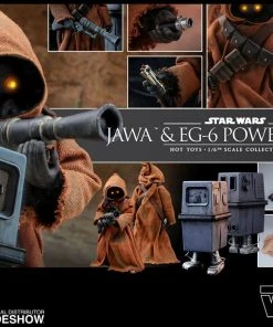 Hot Toys Movie Masterpiece 1/6 Scale Figure - Star Wars Episode IV: A New Hope - Jawa & EG-6 Power Droid Movies / TV / Sports
