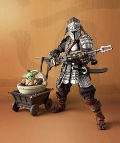 Bandai Tamashii Nations Meisho Movie Realization Ronin Mandalorian & Grogu (Beskar Armor) Star Wars