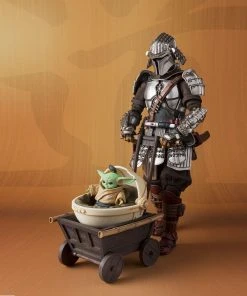 Bandai Tamashii Nations Meisho Movie Realization Ronin Mandalorian & Grogu (Beskar Armor) Star Wars