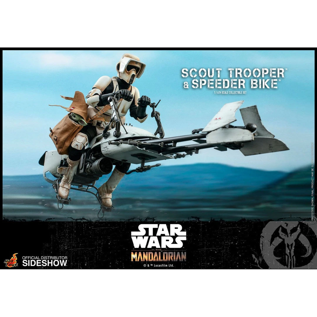 Hot Toys - The Mandalorian - Scout Trooper And Speeder Bike Movies / TV / Sports 3 Hot Toys - The Mandalorian - Scout Trooper And Speeder Bike Movies / TV / Sports