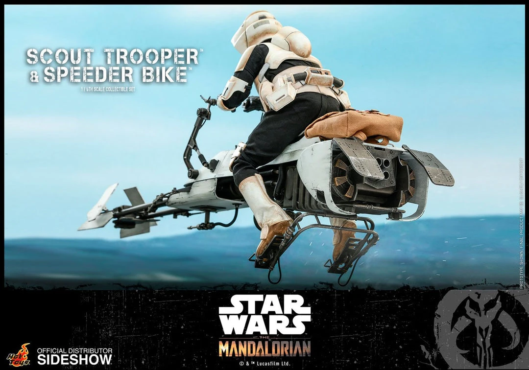 Hot Toys - The Mandalorian - Scout Trooper And Speeder Bike Movies / TV / Sports 10 Hot Toys - The Mandalorian - Scout Trooper And Speeder Bike Movies / TV / Sports