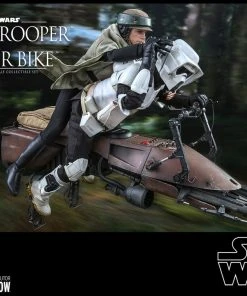 Hot Toys Movie Masterpiece - 1/6 Scale Scout Trooper And Speeder Bike (Episode VI: Return Of The Jedi)