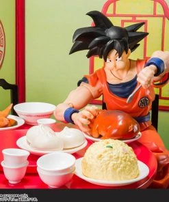 Bandai S.H. Figuarts DragonBall Z - Goku Hara Hachi Bun Me Eating Scene Set Anime
