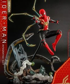 Hot Toys Movie Masterpiece 1/6 Scale Figure - Spider-Man (Integrated Suit) Deluxe Version - Spider-Man: No Way Home Pre-Orders