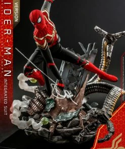 Hot Toys Movie Masterpiece 1/6 Scale Figure - Spider-Man (Integrated Suit) Deluxe Version - Spider-Man: No Way Home Pre-Orders