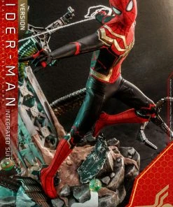 Hot Toys Movie Masterpiece 1/6 Scale Figure - Spider-Man (Integrated Suit) Deluxe Version - Spider-Man: No Way Home Pre-Orders